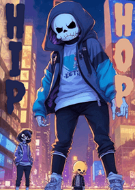 Hip Hop Skeleton