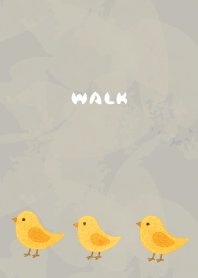 Nordic style birds02white