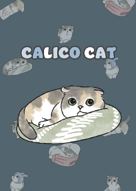 calicocat2 - dark steel blue