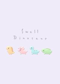 3d small dinosaur/blue purple