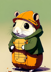 夜の月と星の猫 EfD270