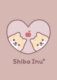 Shiba Inu Apple [Dullness Pink]