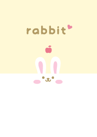 Rabbits. Apple [Yellow]