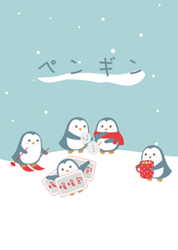 Winter penguin