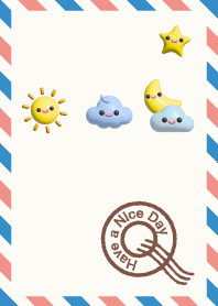 It's sunny, write a letter._black1