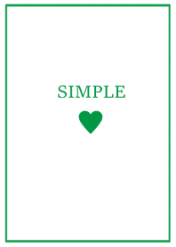 SIMPLE HEART -green*-