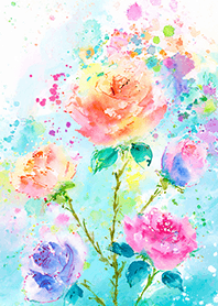 薔薇(バラ)の花の着せかえ(R4396)