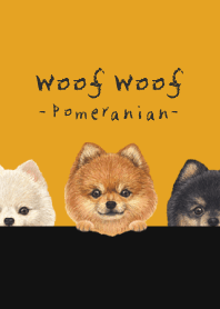 Woof Woof - Pomeranian - PUMPKIN