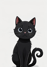 超かわいい 黒猫 NosDg