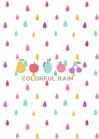 Colorful rain