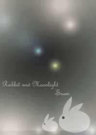 Rabbit and Moonlight -Snow-