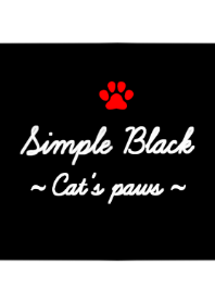 Simple Black. ~Cat's paws~