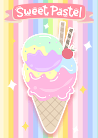 ขนมหวานพาสเทล