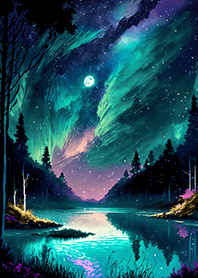 Beautiful starry night view#1665