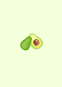 AVOCADO SIMPLE / WATER COLOR