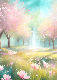 優美な春の風景の着せかえ(Spring-775)