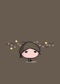 girl staring - 10 - hat