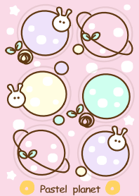 Cute pastel planet 18