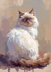 Cat in Oil Colors 2