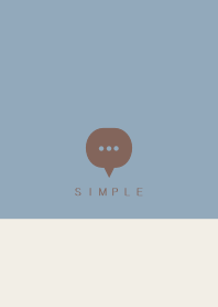 SIMPLE(beige blue)V.1617b