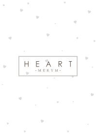 HEART-GRAY SIMPLE 22