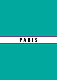 SIMPLE PARIS FRANCE PURPLE MINT WHITE