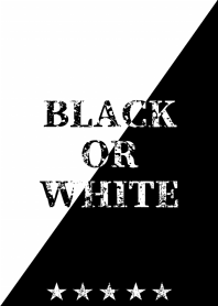 BLACK OR WHITE STARS