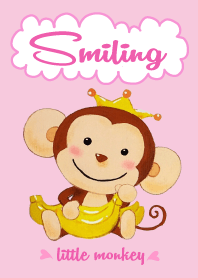 小さな猿の笑顔