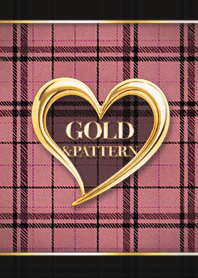 Gold Heart - Plaid  - 01 F-09