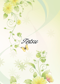 Tetsu Butterflies & flowers