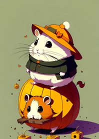 Halloween Hamster 8813c3