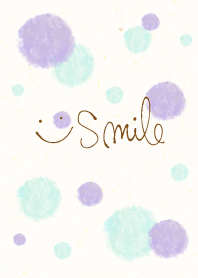 Smile watercolor Circle patterns30