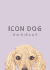 ICON DOG - dachshund - PASTEL PL/09
