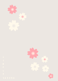 SIMPLE SAKURA -beige- from JAPAN