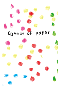 Cutout of colored paper02