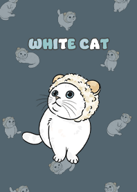 whitecat2 - dark steel blue
