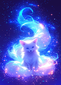 ⭐銀河星空的閃耀藍光靈狐❤️