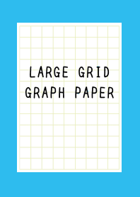 LARGE YEL GR GRID GRAPH PAPER-BLUE-GREEN
