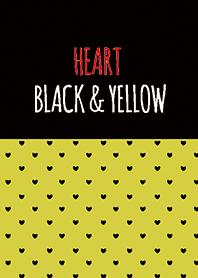 BLACK & YELLOW (HEART)