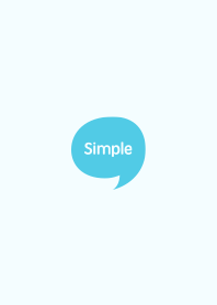 The Simple Speech bubble Blue No.2-03