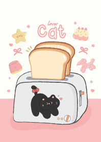 แมวดำน่ารัก : มอร์นิ่งสีชมพู :-)