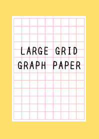 LARGE RED GRID GRAPH PAPER/YELLOW