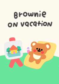 brownie on vacation