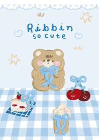 Riboon so cute ( ver.blue )