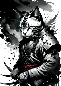 水墨猫武士 85ca4a