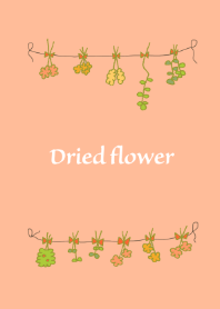 Simple scribble Dried flower