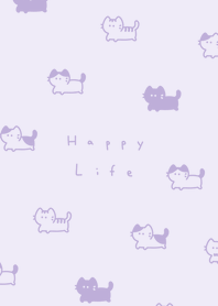 .แมว. blue purple