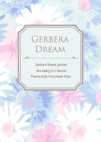 Gerbera Dream -Blue- for World