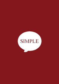 大人シンプル×ボルドー。