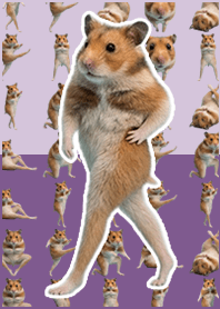 Beautiful legged hamster Dark Purple